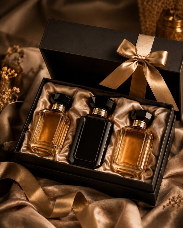 UNIQSUE Trio Luxury Perfume Gift Set for Men & Women - Premium Long Lasting Fragrance Combo Pack with Elegant Gift Box